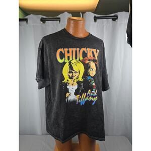 Chucky‎ And Tiffany Bride Of Chucky Graphic T-Shirt. 2XL NWT